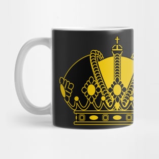 Imperial crown (black and gold) Mug